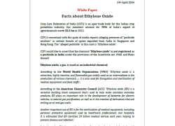White Paper Facts about Ethylene Oxide